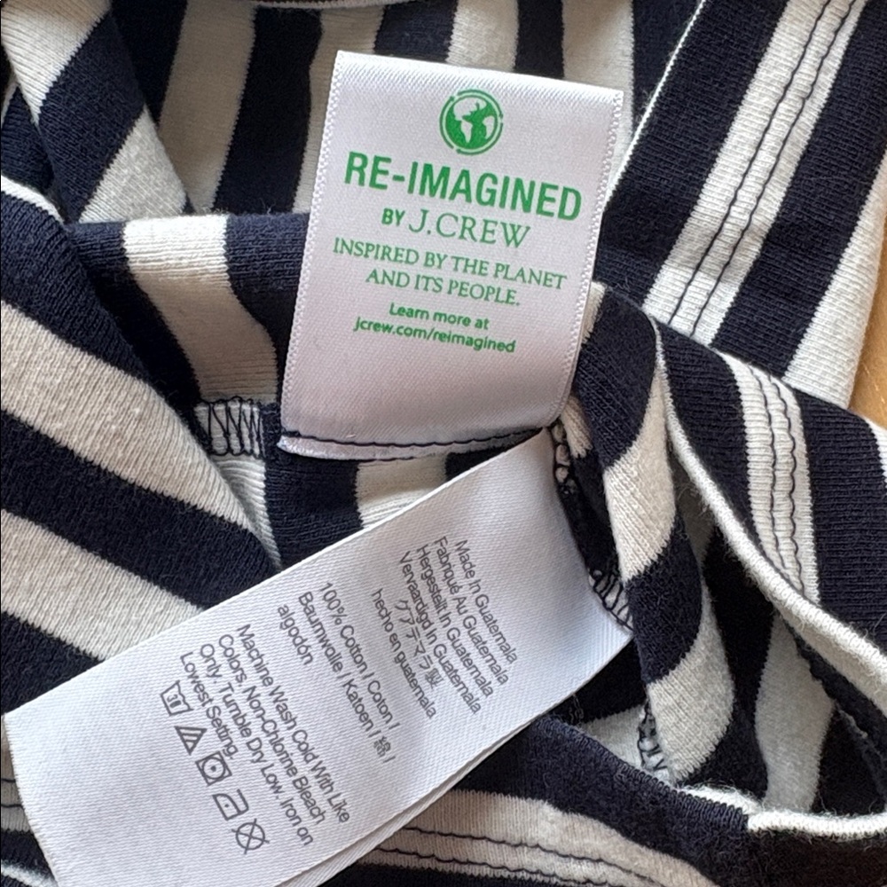 J. Crew Navy and White Striped Tank Top - Picture 4 of 4